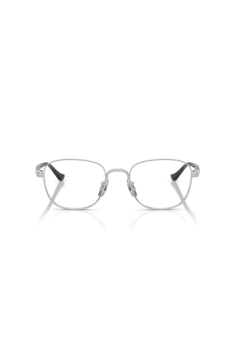 54mm Rectangle optical glasses, Alternate, color, Silver
