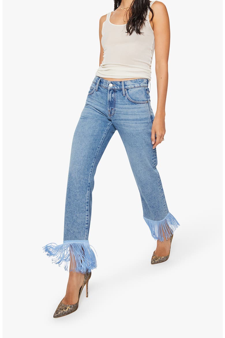 The Relish Fringe Ankle Jeans, Alternate, color, JERKY