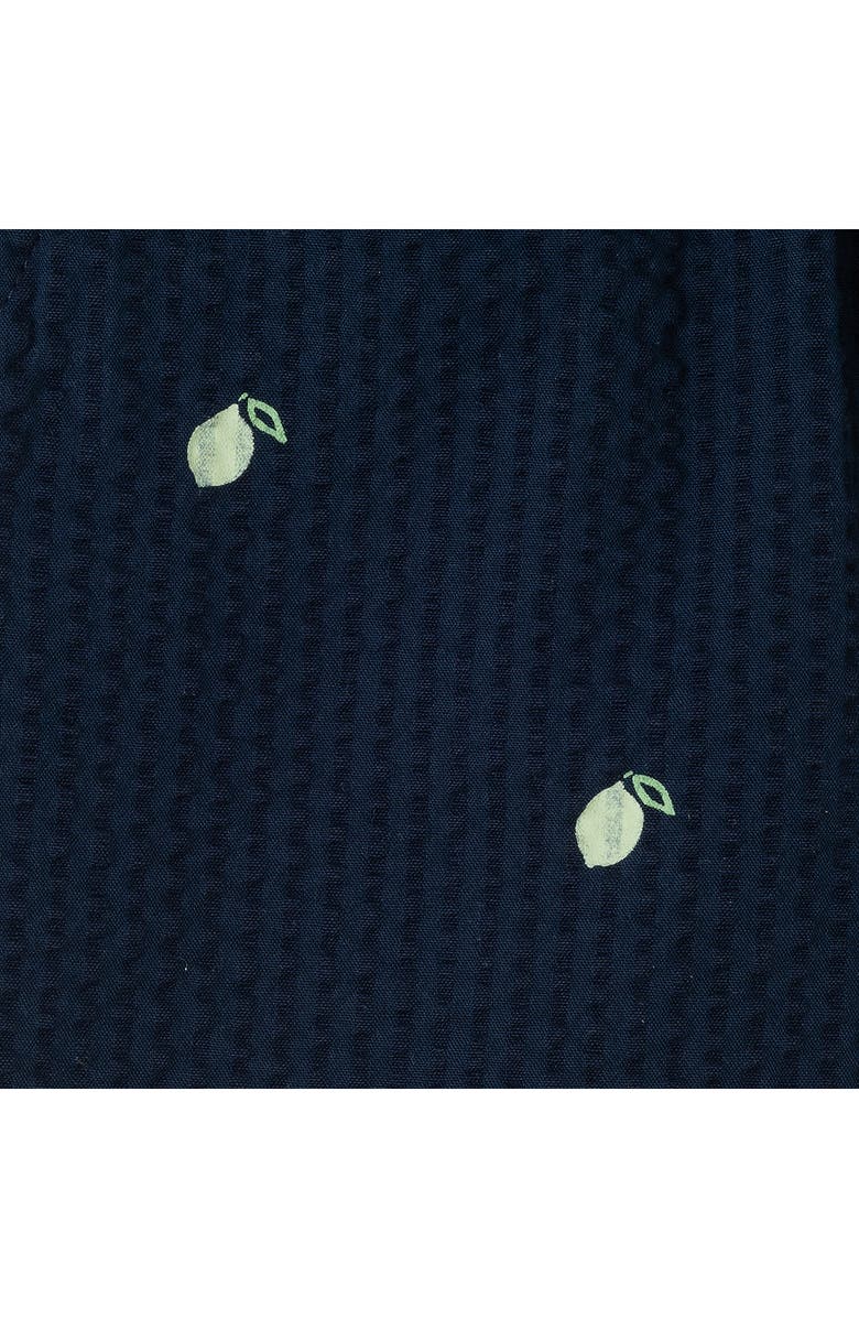 Andy & Evan Kids' Piqué Polo & Drawstring Seersucker Shorts Set, Alternate, color, White