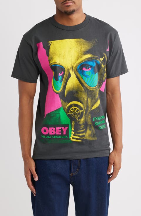 Gas Mask Graphic T-Shirt