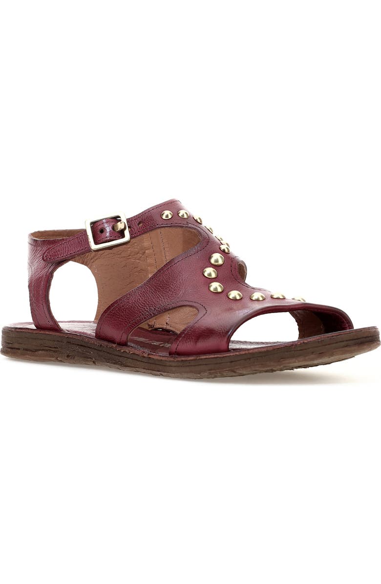 A.S.98 Romy Studded Sandal, Main, color, Ruby