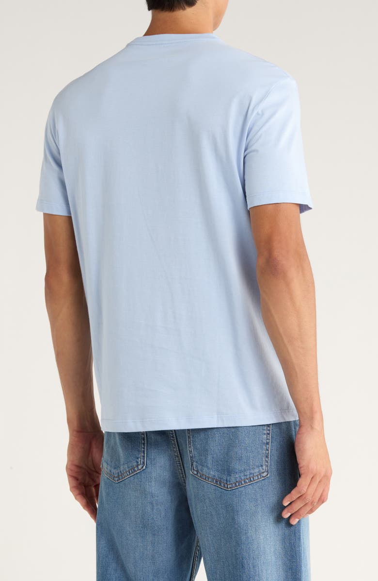 Calvin Klein Monogram Logo Crew Neck T-Shirt, Alternate, color, Kentucky Blue