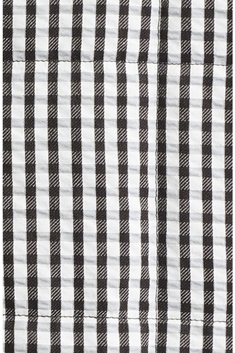 Quilted Jacket, Alternate, color, BLACK WHITE GINGHAM