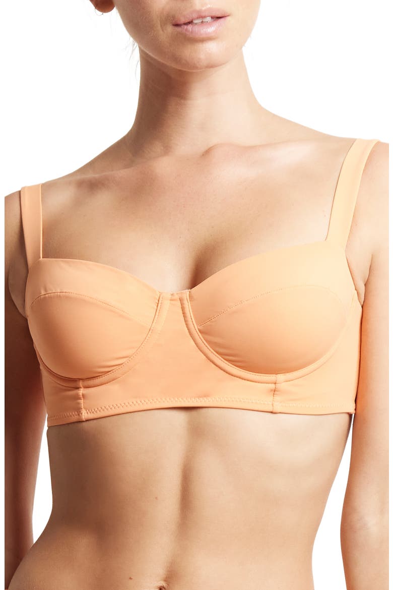 Balconette Bikini Top, Main, color, FLORENCE ORANGE