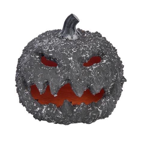 LED Scary Jack-O-Lantern Figurine
