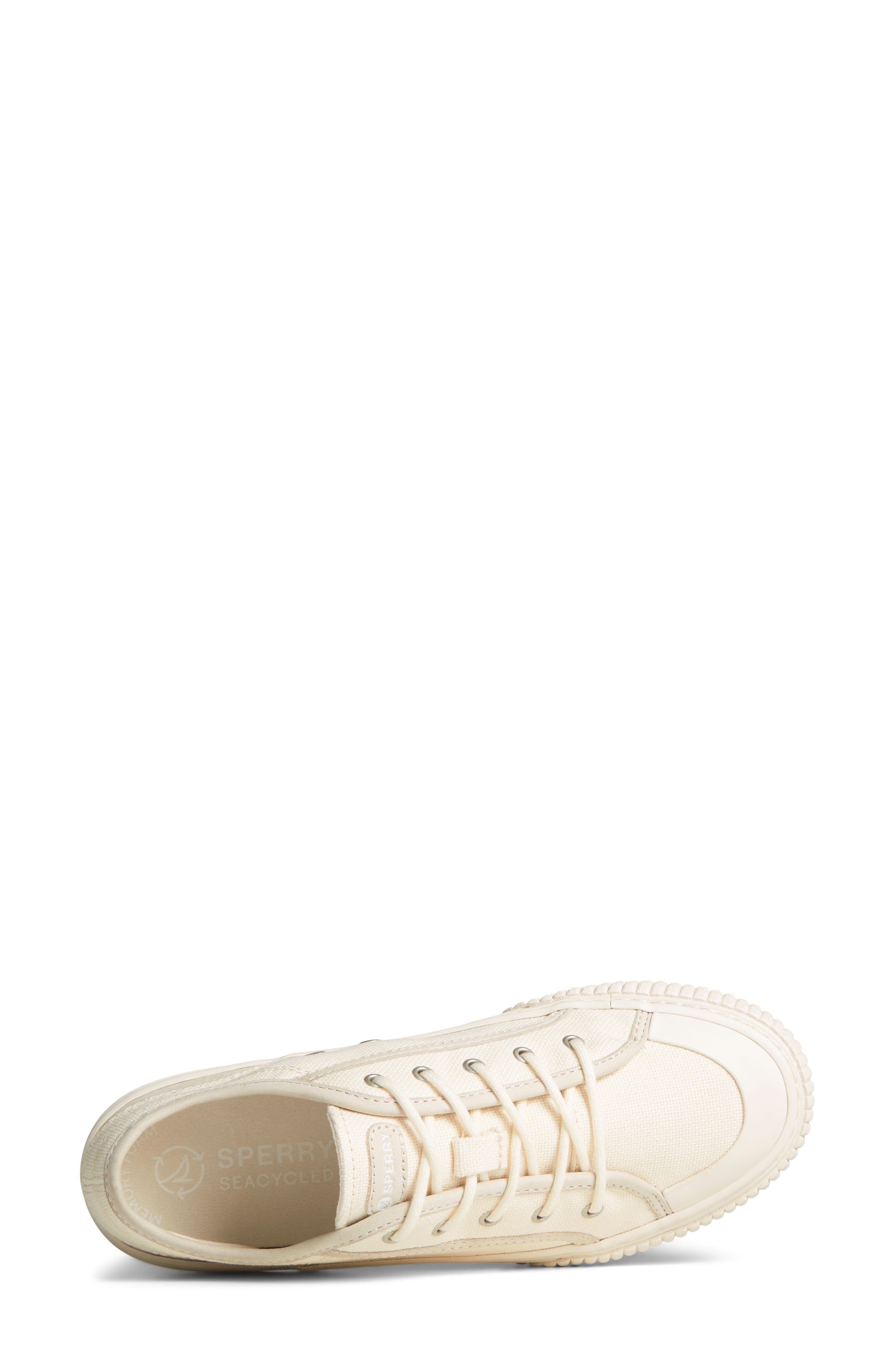 Sperry Astor Seacycled<sup>™</sup> Low Top Sneaker, Alternate, color, White