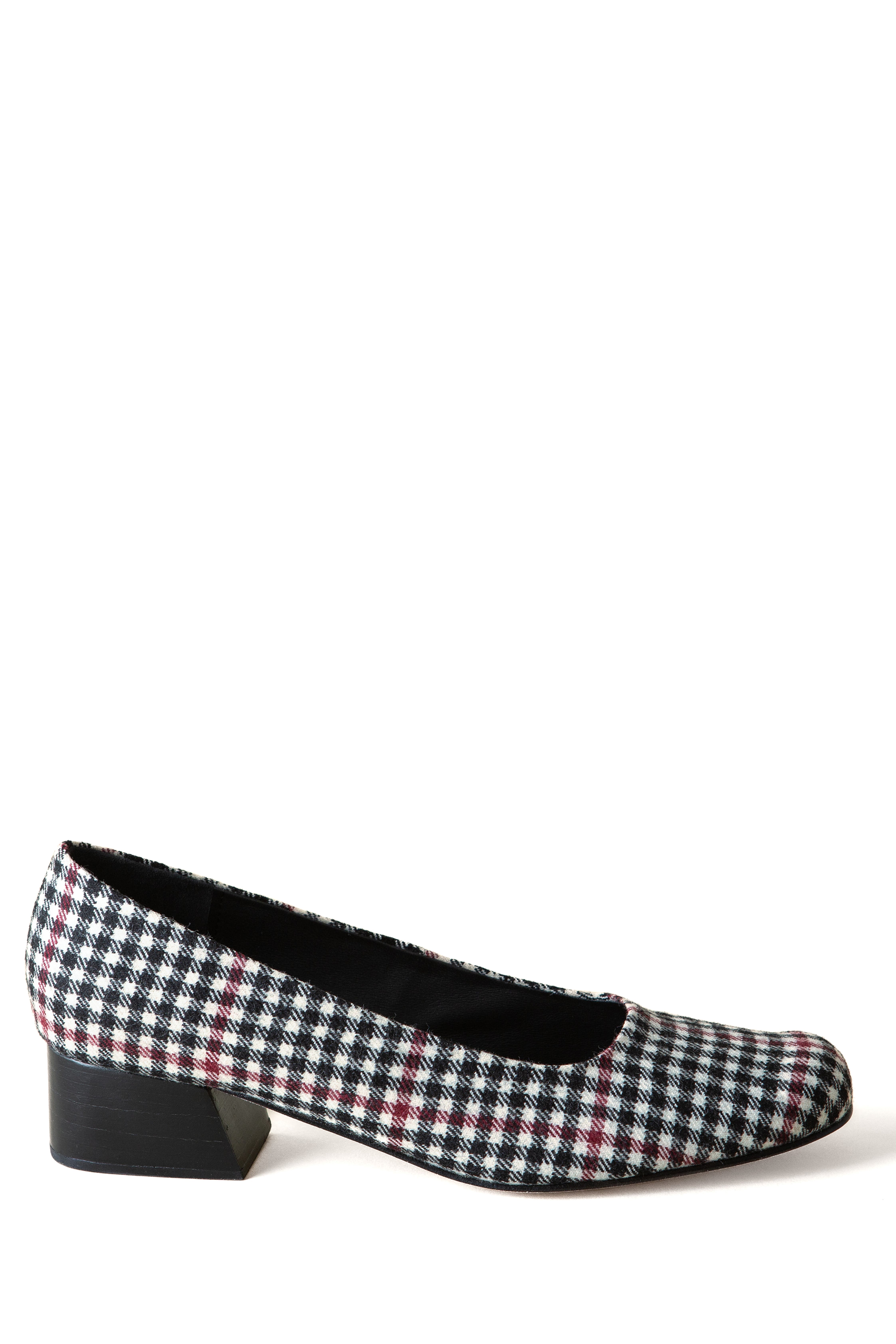 Luisa Pump, Alternate, color, Black + White Tweed