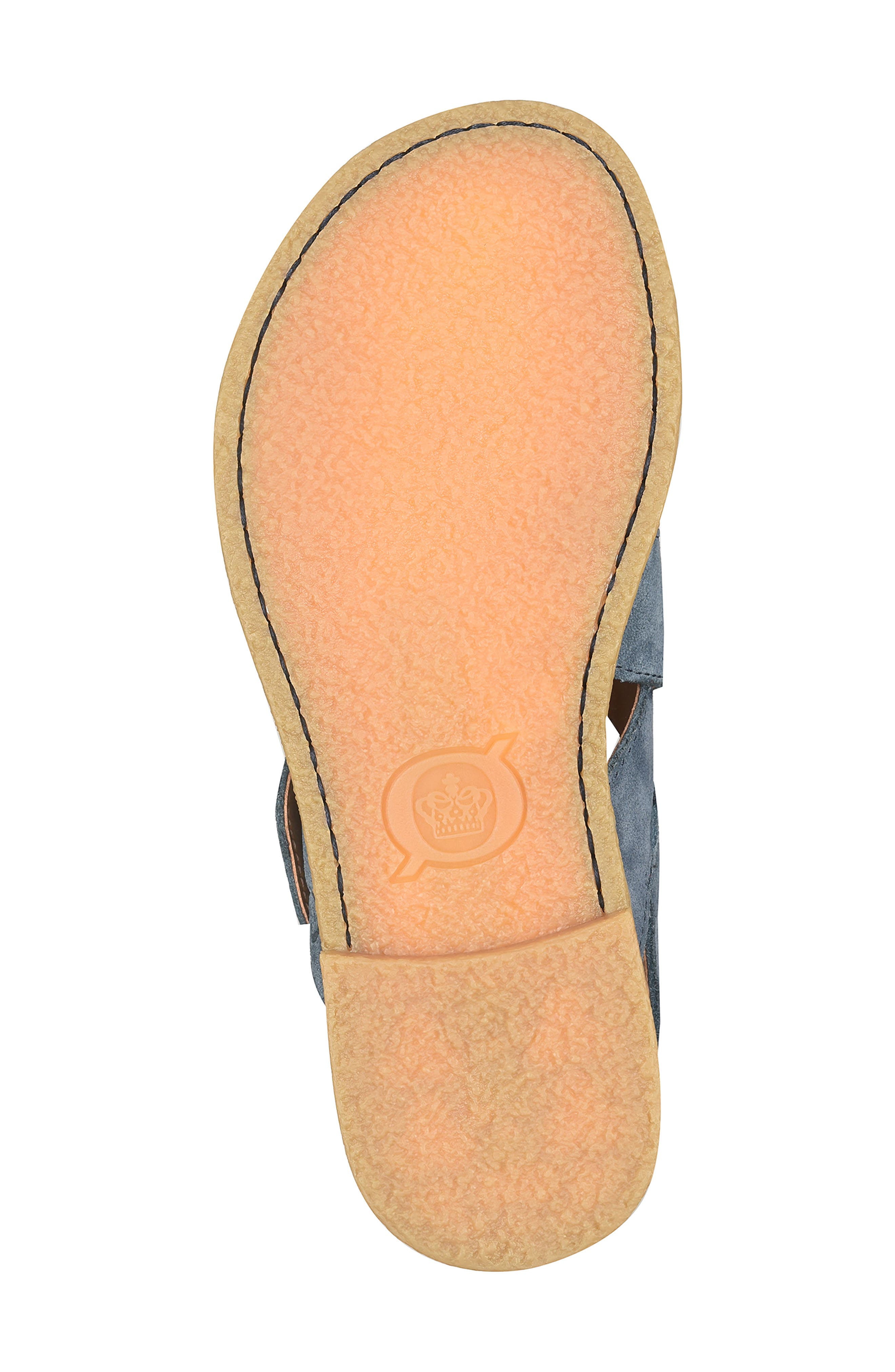 Beebe Sandal, Alternate, color, DARK BLUE SUEDE