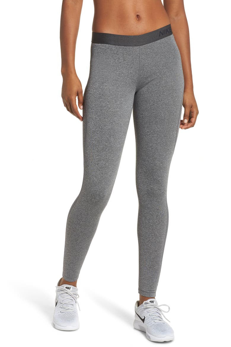 Pro Warm Training Tights, Main, color, CHARCOAL HEATHER/ GREY/ BLACK