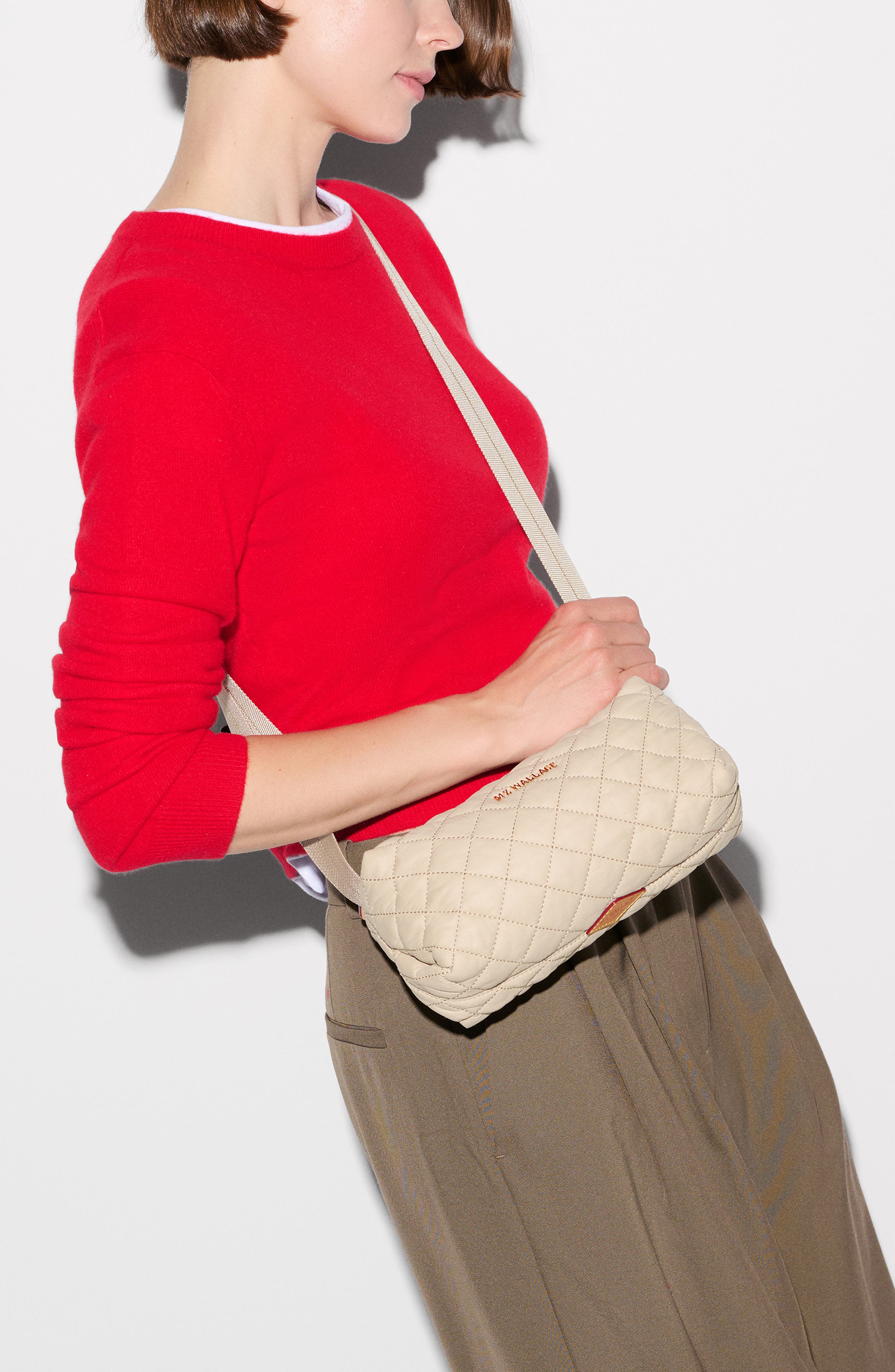Metro Boxy Crossbody Bag, Alternate, color, BUFF
