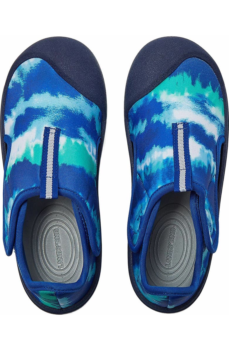 Lands' End Kids Adventurer Water Shoes, Main, color, Electric Blue Tie Dye