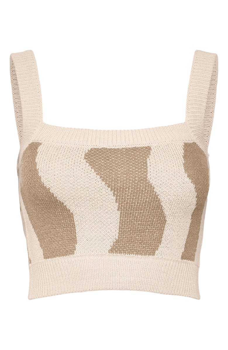 Noisy may Cosmic Square Neck Sweater Tank, Main, color, 
