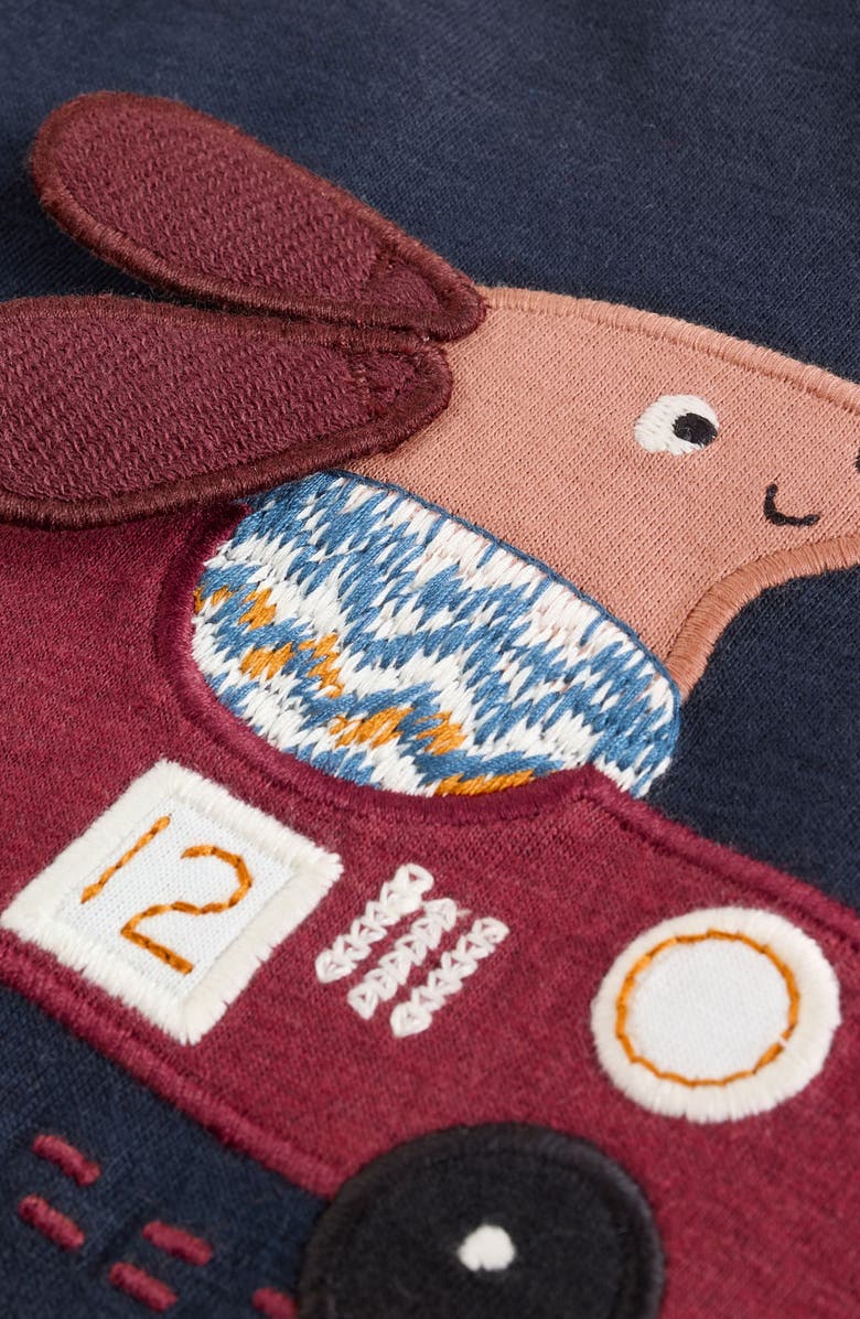 NEXT Kids' Dog Colorblock Cotton Graphic T-Shirt, Alternate, color, Blue