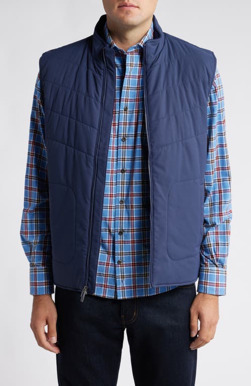 johnnie-O Fairhaven Quilted Vest in Navy 