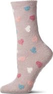 MeMoi All Over Hearts Lavender Infused Crew Socks