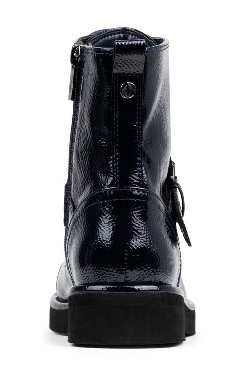 Donald Pliner Speed Lace Up Buckle Boot In Black