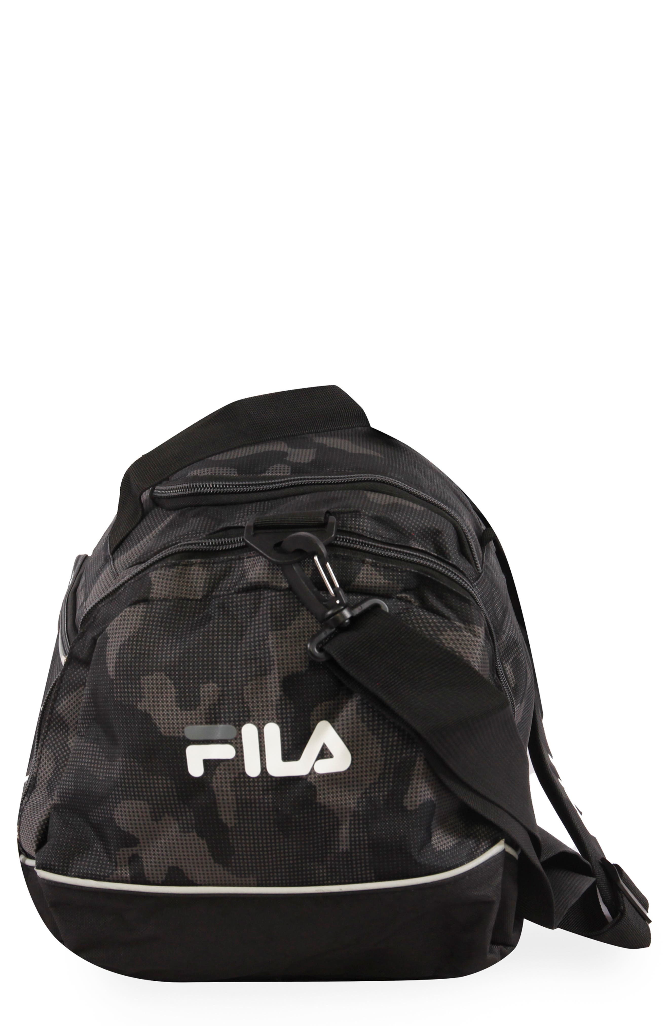 FILA Sprinter 19-Inch Duffle Bag, Alternate, color, Small Black Camo