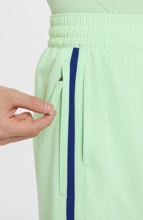Nike Kids' Dri-fit Dna Athletic Shorts In Vapor Green/white