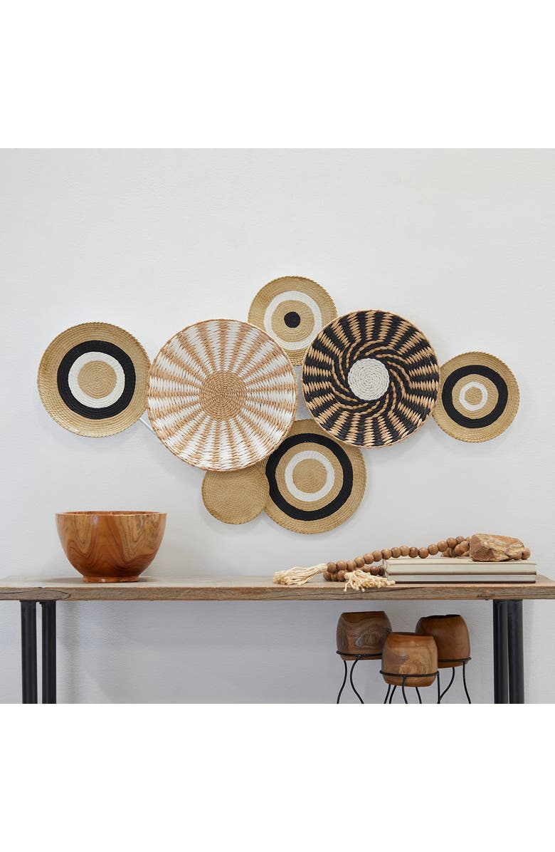 Novogratz Woven Disc Wall Art, Alternate, color, 