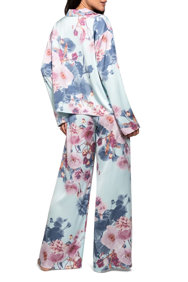 Georgia Stripe Pajamas, Alternate, color, BLUE FLORAL