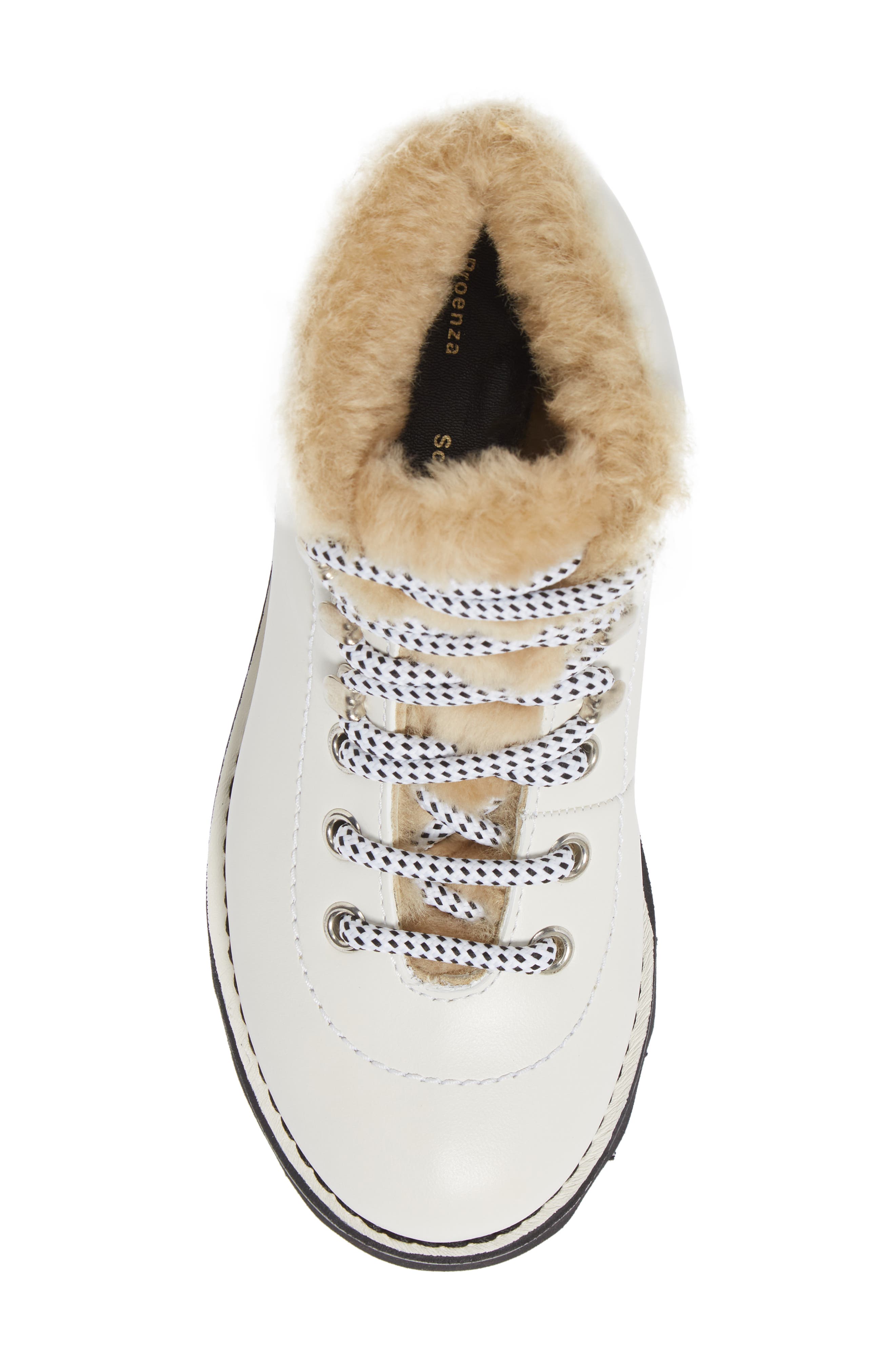 Proenza Schouler Genuine Shearling Lined Hiking Boot, Alternate, color, 