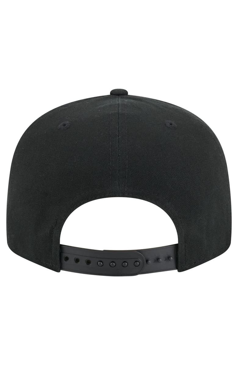 New Era Men's New Era Black Dallas Mavericks Adventure Canvas Split Panel 9FIFTY Snapback Hat, Alternate, color, Black