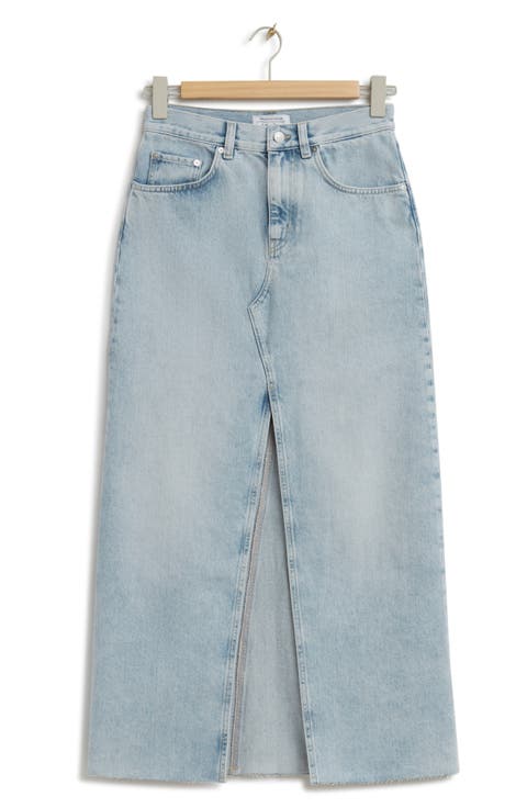 Jenny Long Denim Skirt