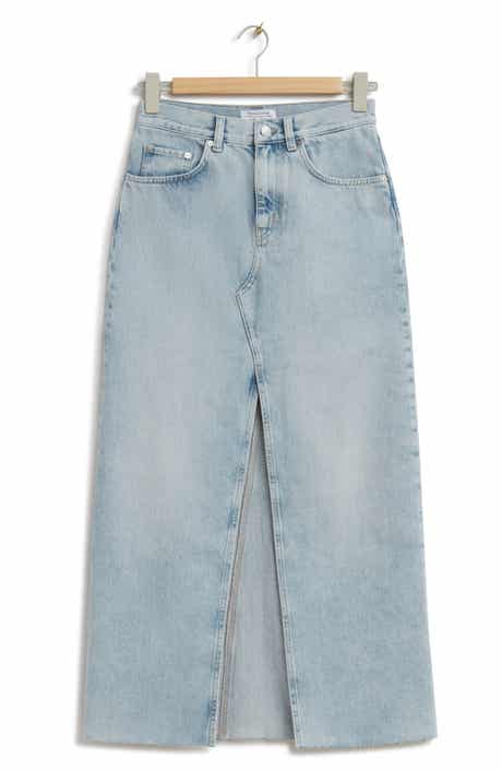 & Other Stories Jenny Long Denim Skirt