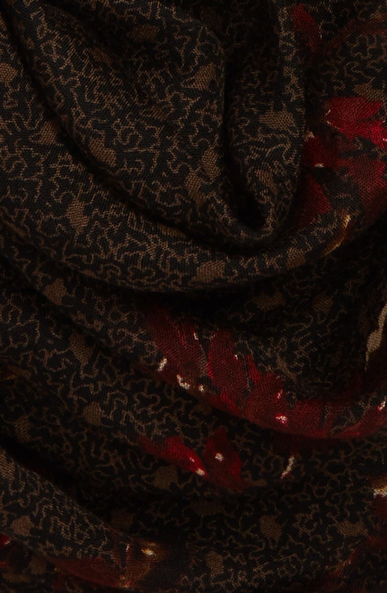 Treasure & Bond Print Wool Scarf, Alternate, color,