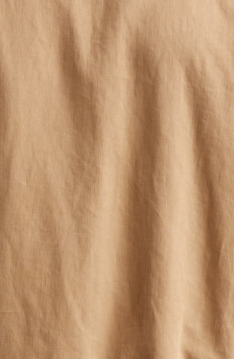 ISAIA Barracuta Linen Bomber Jacket, Alternate, color, Pastel Brown