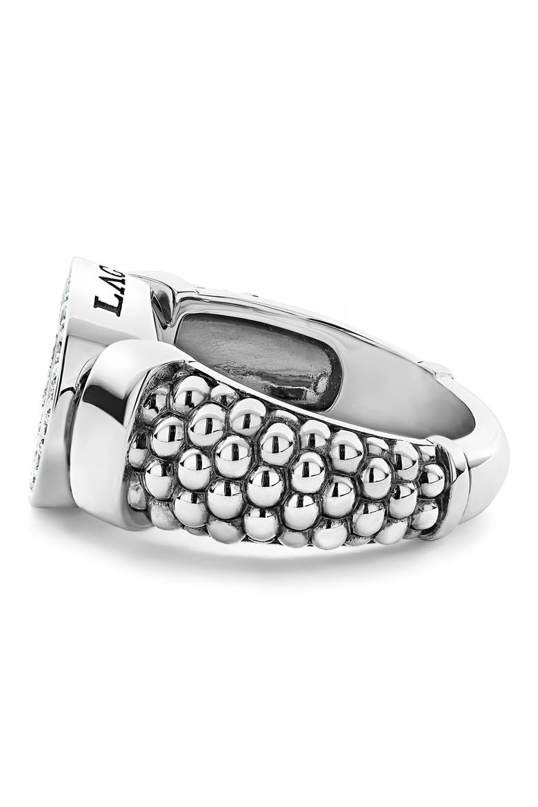 Caviar Spark Diamond Ring, Alternate, color, SILVER DIAMOND