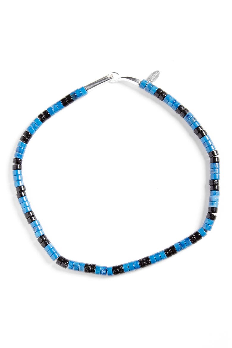 Beaded Necklace, Main, color, BLUE