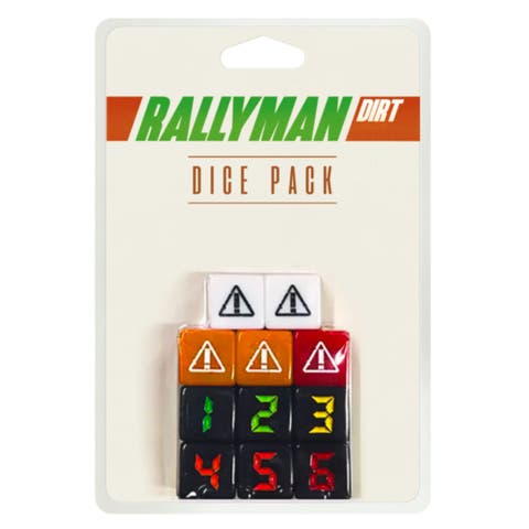 Rallyman Dirt Dice Pack, Strategy Board Game Accessory