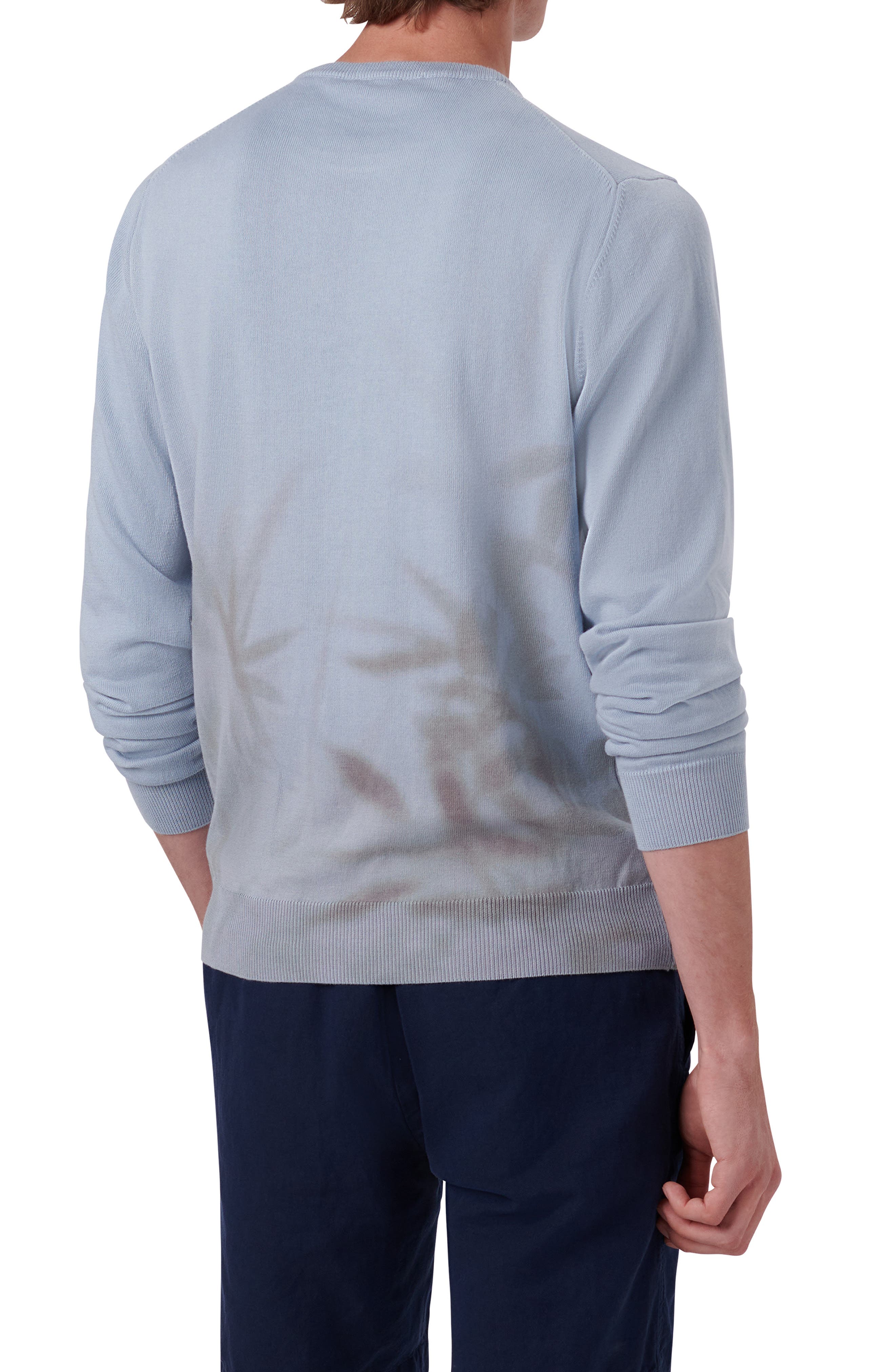 Leaf Print Cotton Sweater - image 4