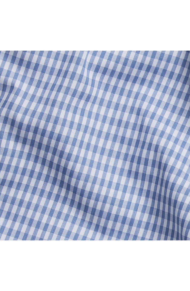Little English Gingham Davant Bubble, Alternate, color, Gray Blue Gingham