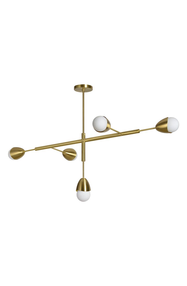 Renwil Naura Ceiling Light Fixture, Alternate, color, Satin Brass
