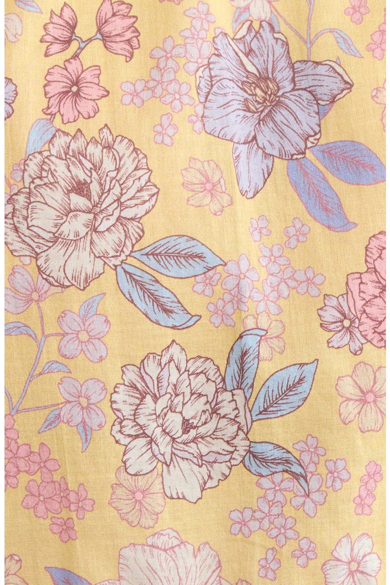 Karolina Frill Cotton Robe, Alternate, color, GOLDEN HAZE