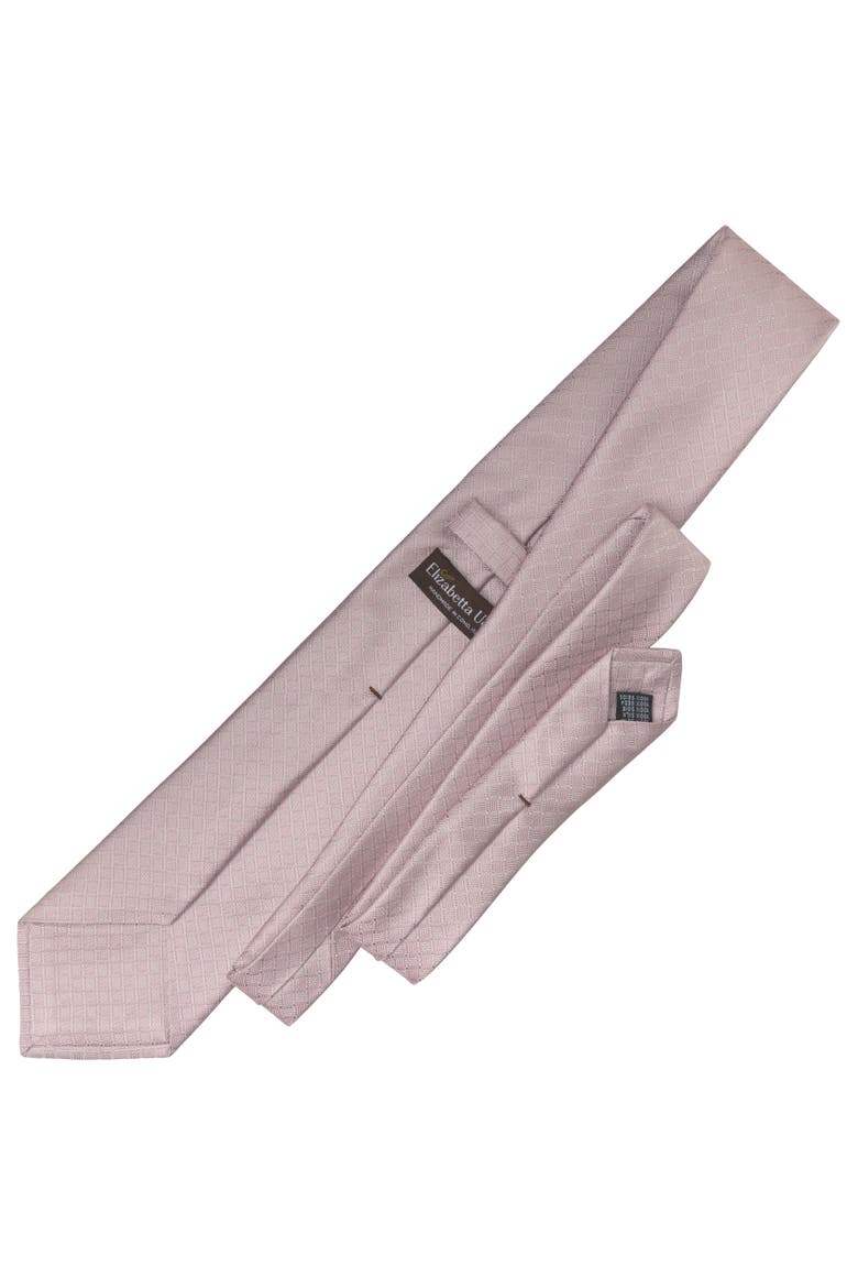 Mancini - Silk Jacquard Tie for Men, Alternate, color, Pink