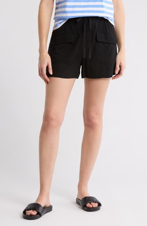 Drawstring Cargo Shorts