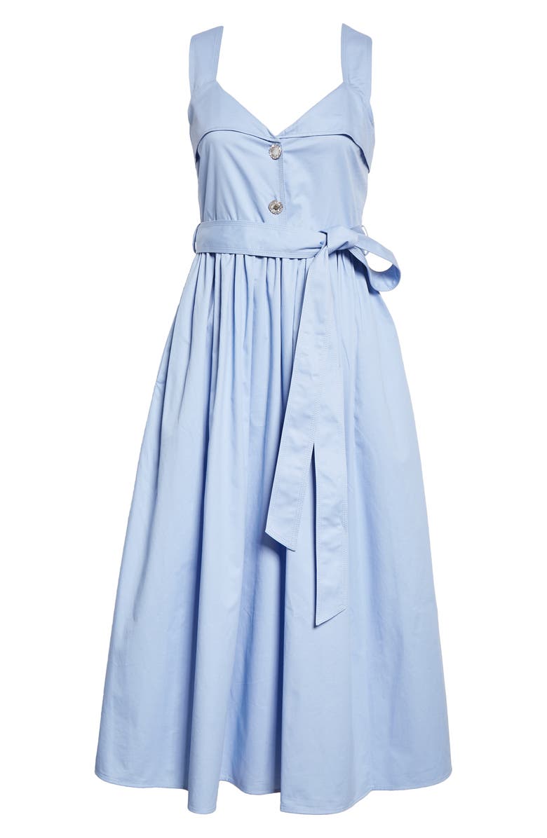 Stine Goya Stina Belted Organic Cotton Dress, Alternate, color, 
