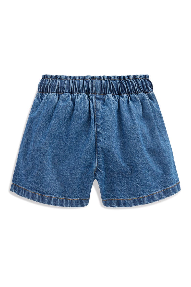 Kids' Stretch Cotton Denim Shorts, Alternate, color, MID VINTAGE DENIM