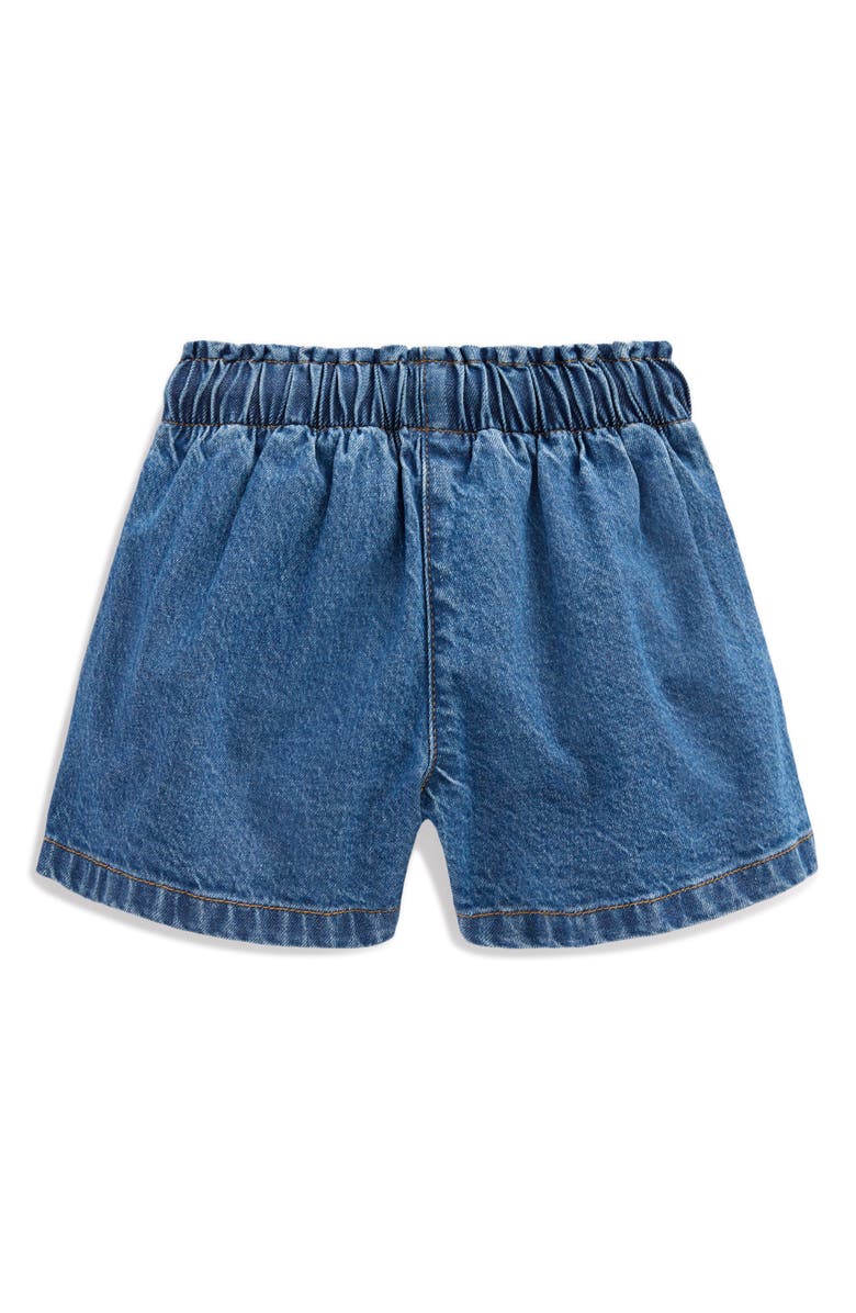 Mini Boden Kids' Stretch Cotton Denim Shorts, Alternate, color, Mid Vintage Denim