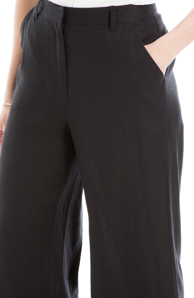 MAX STUDIO Wide Leg Linen Blend Pants, Alternate, color, 