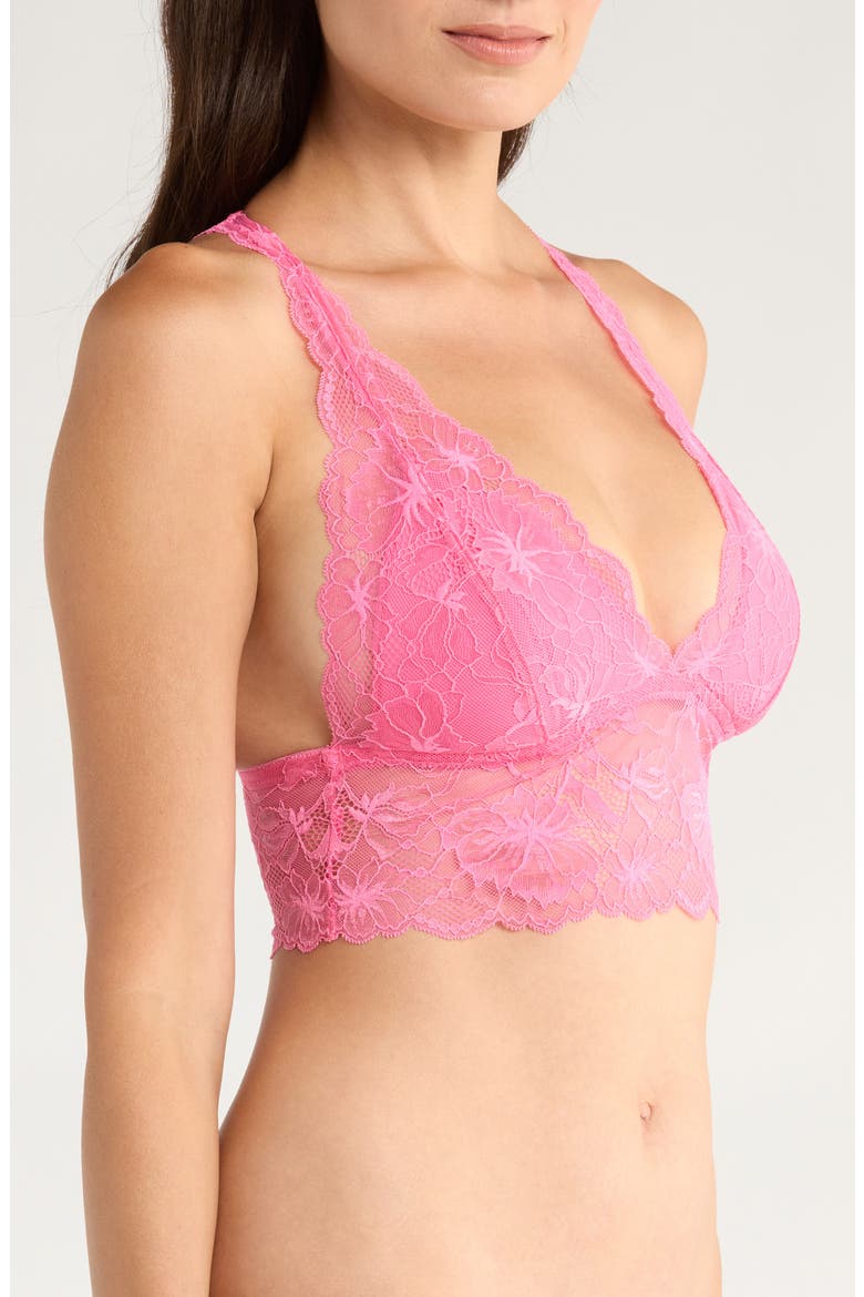 Stormi Lace Racerback Bralette, Alternate, color, SANGRIA SUNSET