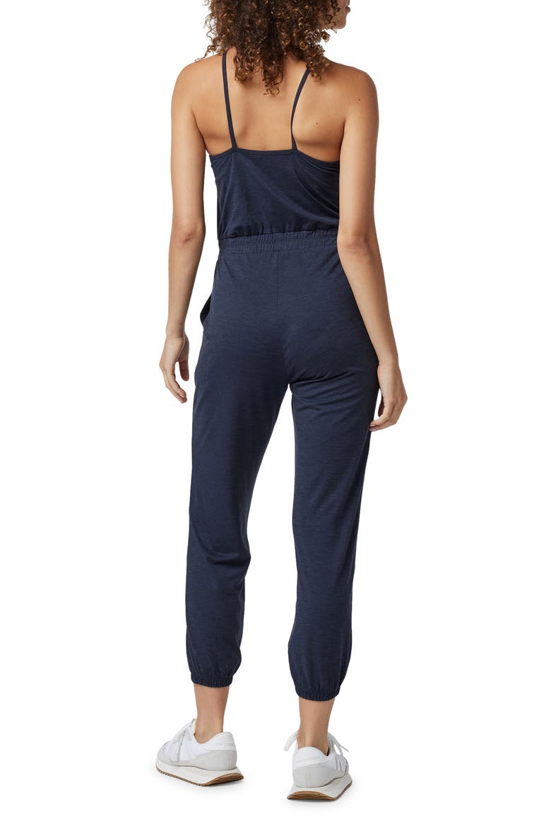 Lux Jogger Jumpsuit, Alternate, color, MIDNIGHT HEATHER