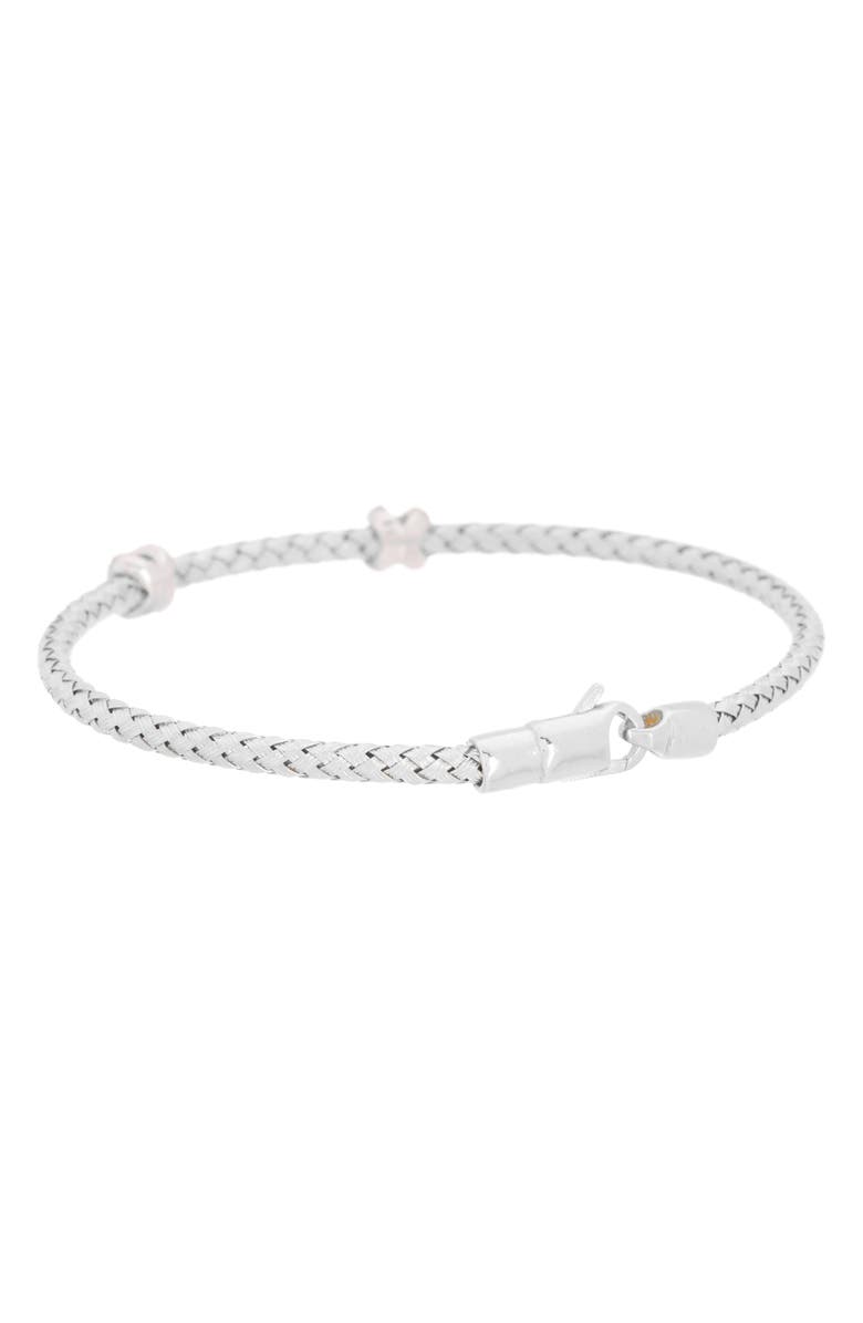 MESHMERISE Pavé Diamond 'X' Bangle Bracelet - 0.10 ctw, Alternate, color,