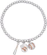 EYE CANDY LOS ANGELES Batter Up Charm Stretch Bracelet
