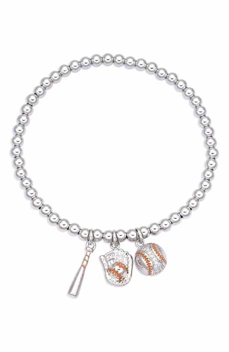 Batter Up Charm Stretch Bracelet