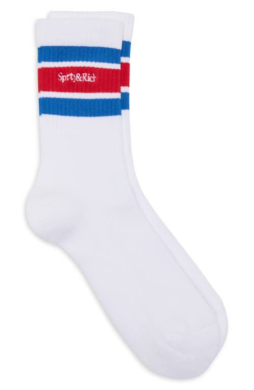 Sporty And Rich Serif Logo Socks
