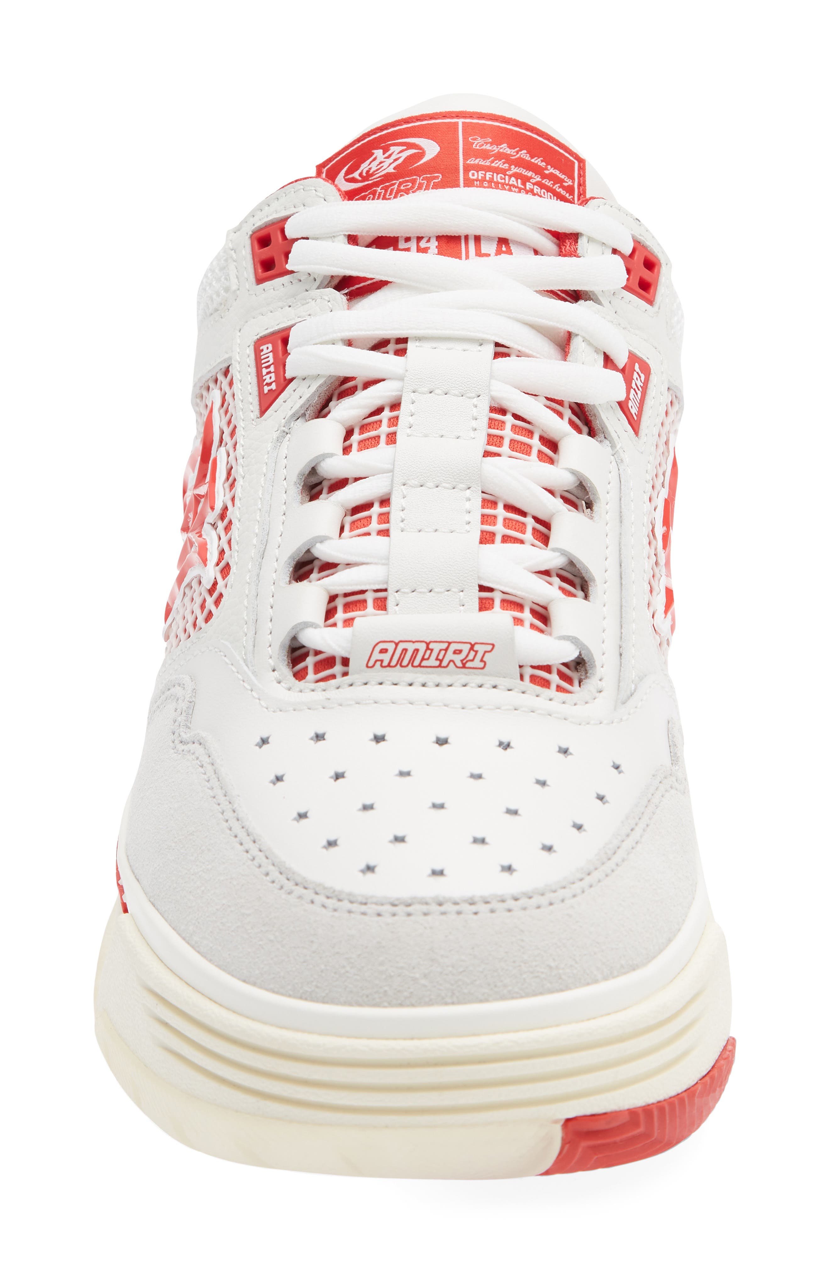 MA-94 Low Top Platform Sneaker, Alternate, color, WHITE RED